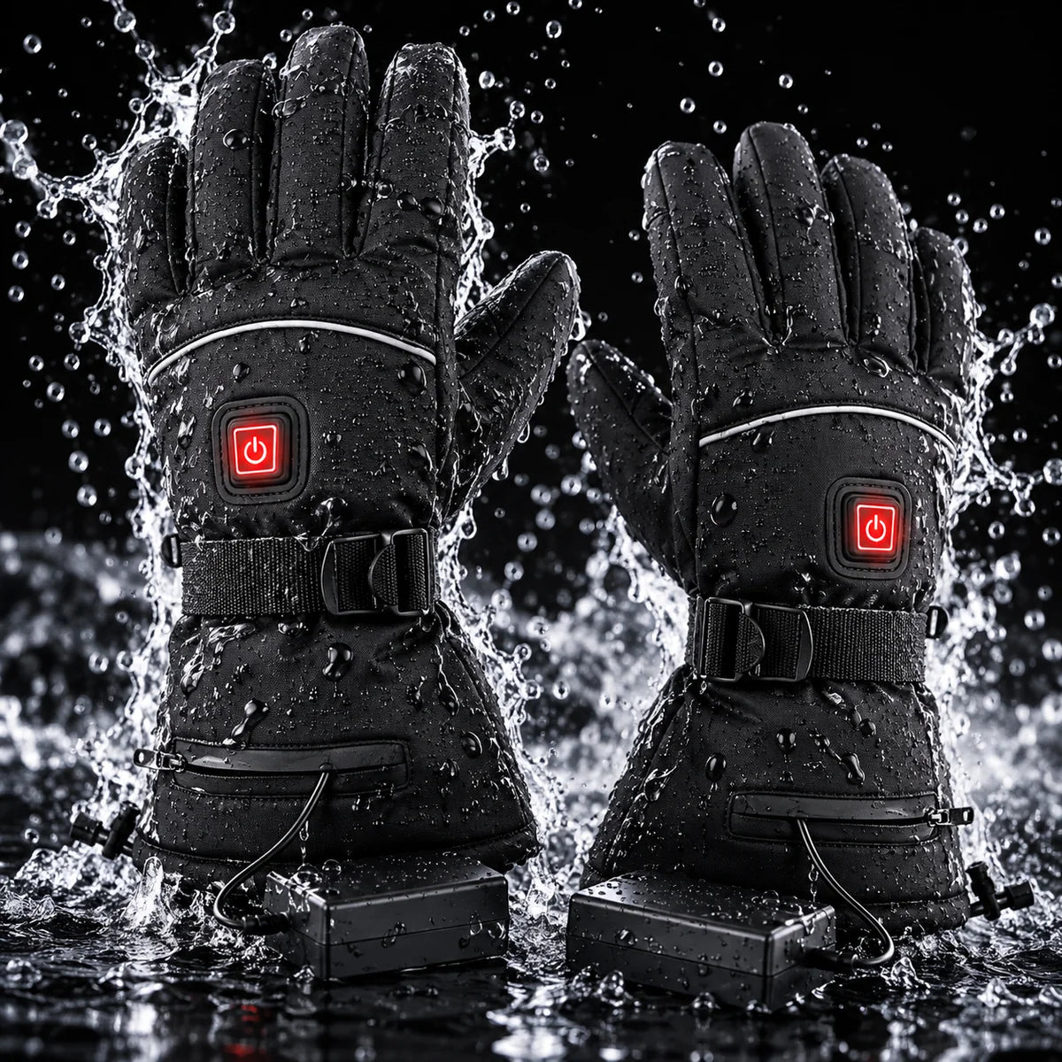 Gants Chauffants Imperméables LIORANE Hero | Coupe-Vent